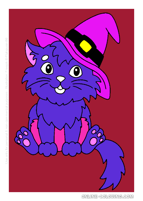 Kovács Kirtana - Cica - coloring.com