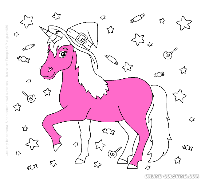 Práth Pecsét Natali - Póni - coloring.com